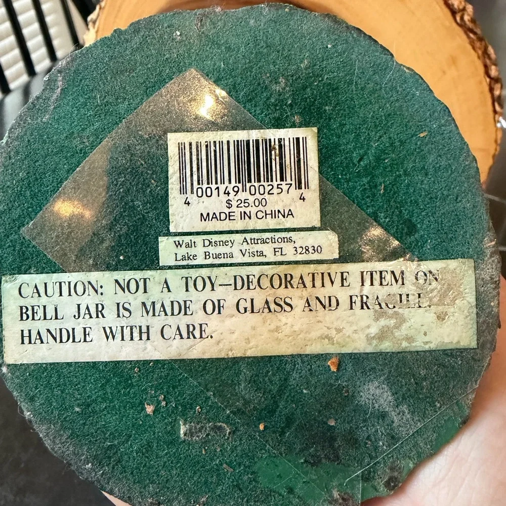 Vintage Disney: Mickey, Minnie & Pluto in Park With Bell Jar/Dome (Pluto Damage) - Picture 10 of 12